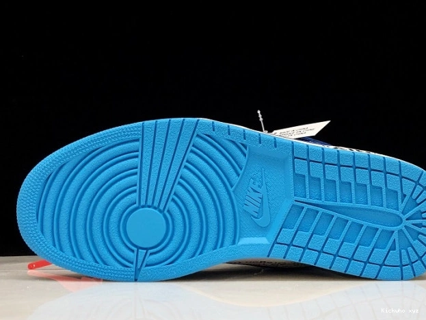 Jordan UNC Air Off-White Blue 1 AQ0818-148 Powder 0520
